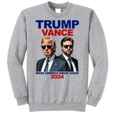 Trump Vance Make America Great Again 2024 Republican Tall Sweatshirt