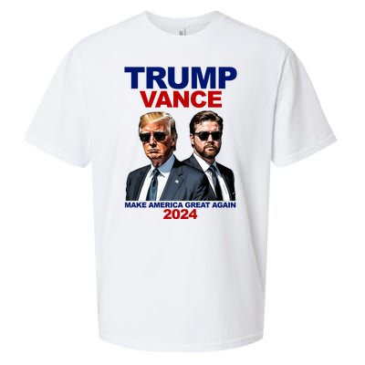 Trump Vance Make America Great Again 2024 Republican Sueded Cloud Jersey T-Shirt