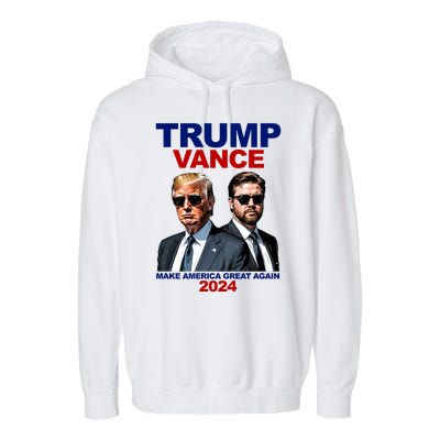 Trump Vance Make America Great Again 2024 Republican Garment-Dyed Fleece Hoodie