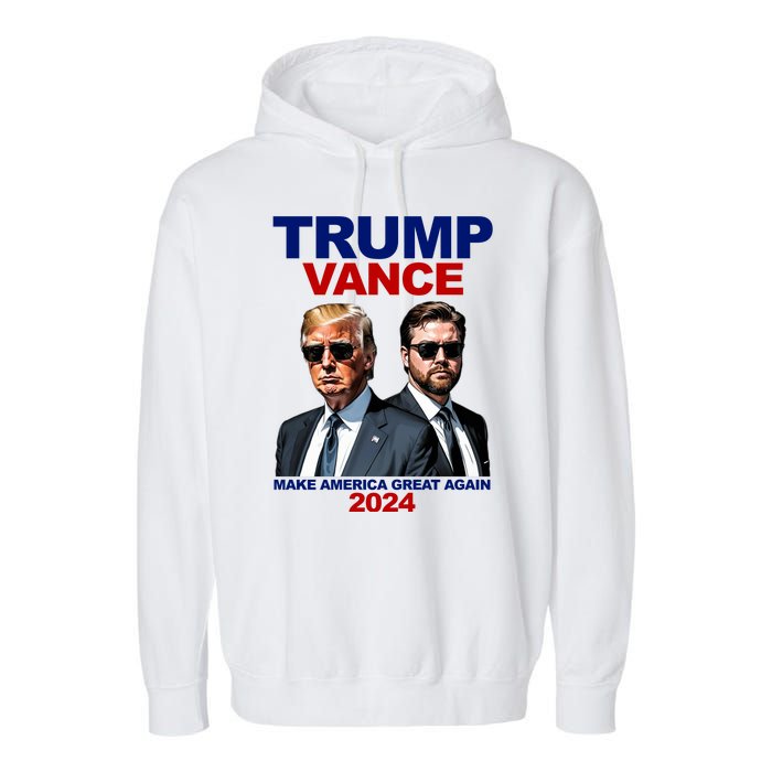 Trump Vance Make America Great Again 2024 Republican Garment-Dyed Fleece Hoodie