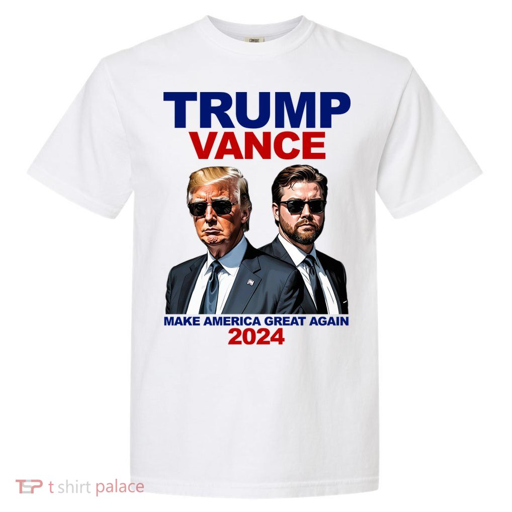 Trump Vance Make America Great Again 2024 Republican Garment-Dyed Heavyweight T-Shirt