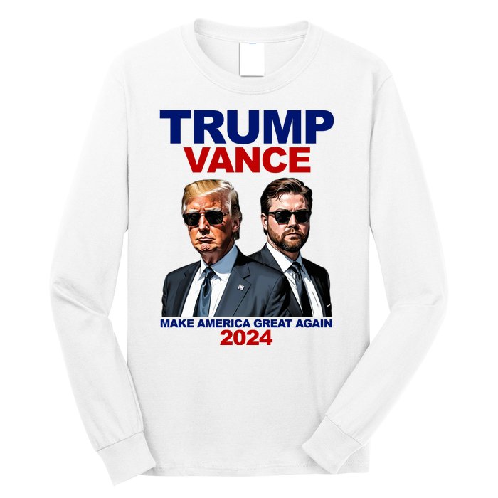 Trump Vance Make America Great Again 2024 Republican Long Sleeve Shirt