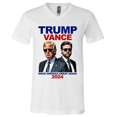 Trump Vance Make America Great Again 2024 Republican V-Neck T-Shirt