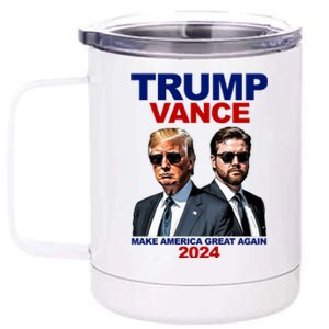 Trump Vance Make America Great Again 2024 Republican 12 oz Stainless Steel Tumbler Cup