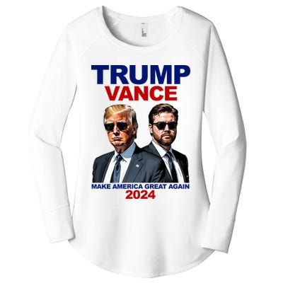Trump Vance Make America Great Again 2024 Republican Women's Perfect Tri Tunic Long Sleeve Shirt