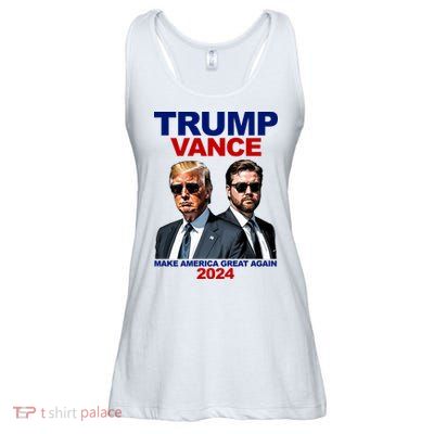 Trump Vance Make America Great Again 2024 Republican Ladies Essential Flowy Tank