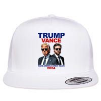 Trump Vance Make America Great Again 2024 Republican Flatbill Hat
