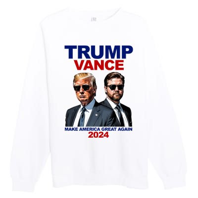 Trump Vance Make America Great Again 2024 Republican Premium Crewneck Sweatshirt