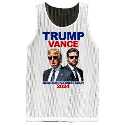 Trump Vance Make America Great Again 2024 Republican Mesh Reversible Basketball Jersey Tank