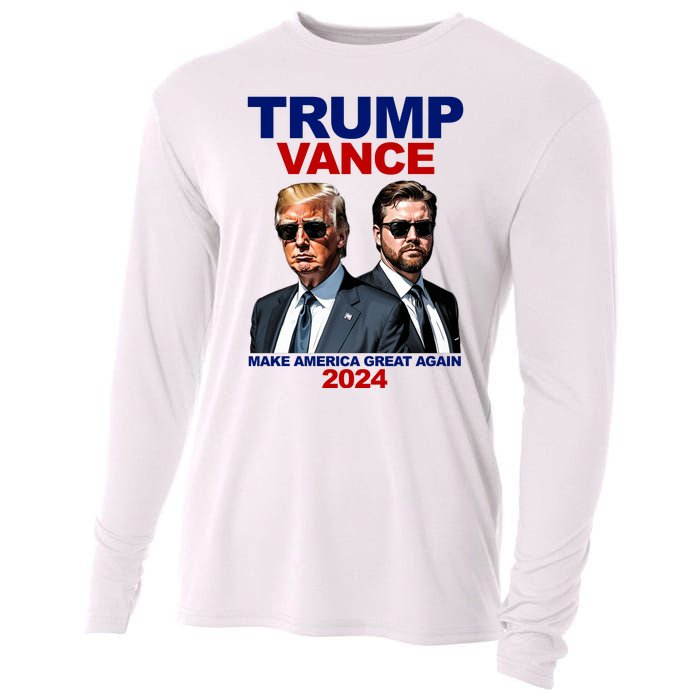 Trump Vance Make America Great Again 2024 Republican Cooling Performance Long Sleeve Crew