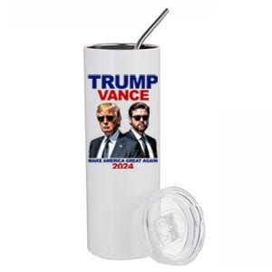 Trump Vance Make America Great Again 2024 Republican Stainless Steel Tumbler