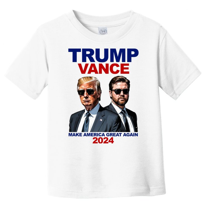 Trump Vance Make America Great Again 2024 Republican Toddler T-Shirt