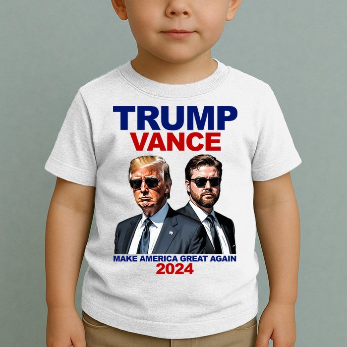 Trump Vance Make America Great Again 2024 Republican Toddler T-Shirt