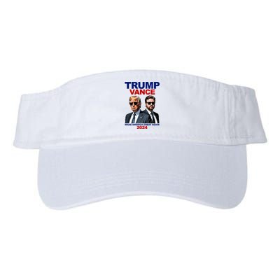 Trump Vance Make America Great Again 2024 Republican Valucap Bio-Washed Visor