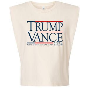 Trump Vance Make America Great Again 2024 Election Garment-Dyed Women's Muscle Tee