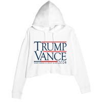 Trump Vance Make America Great Again 2024 Election Crop Fleece Hoodie