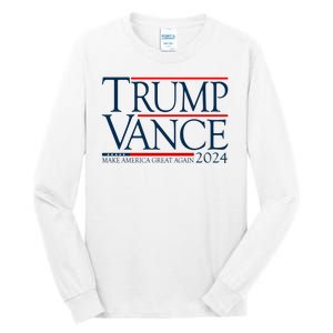 Trump Vance Make America Great Again 2024 Election Tall Long Sleeve T-Shirt