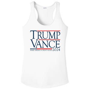 Trump Vance Make America Great Again 2024 Election Ladies PosiCharge Competitor Racerback Tank