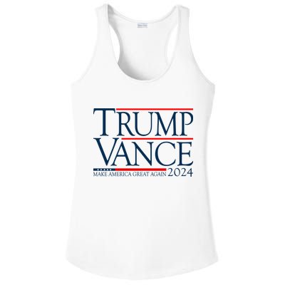 Trump Vance Make America Great Again 2024 Election Ladies PosiCharge Competitor Racerback Tank