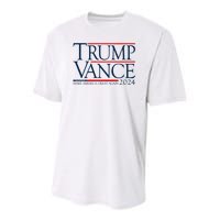 Trump Vance Make America Great Again 2024 Election Youth Performance Sprint T-Shirt