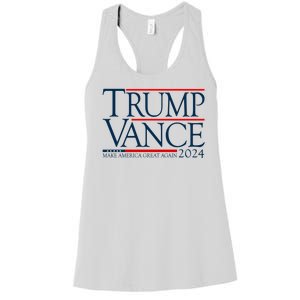 Trump Vance Make America Great Again 2024 Election Women's Racerback Tank