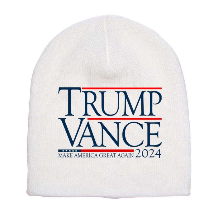 Trump Vance Make America Great Again 2024 Election Short Acrylic Beanie