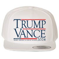 Trump Vance Make America Great Again 2024 Election Wool Snapback Cap