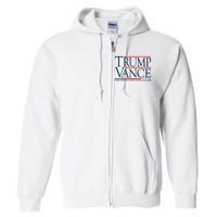 Trump Vance Make America Great Again 2024 Election Full Zip Hoodie