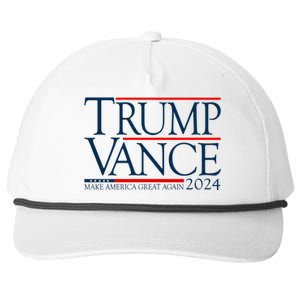 Trump Vance Make America Great Again 2024 Election Snapback Five-Panel Rope Hat