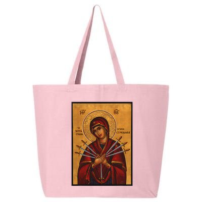 Theotokos Virgin Mary Of 7 Seven Swords Greek Orthodox 25L Jumbo Tote