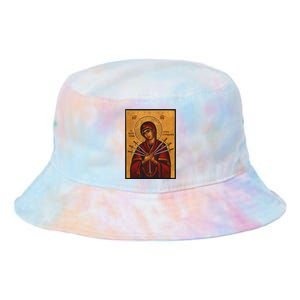 Theotokos Virgin Mary Of 7 Seven Swords Greek Orthodox Tie Dye Newport Bucket Hat