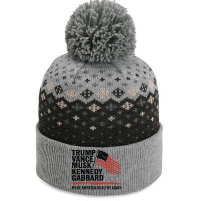 Trump Vance Musk Kennedy Gabbard 2024 The Baniff Cuffed Pom Beanie