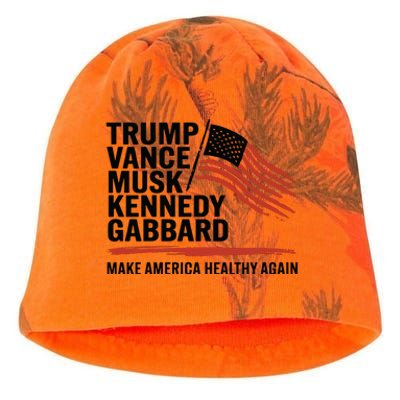 Trump Vance Musk Kennedy Gabbard 2024 Kati - Camo Knit Beanie