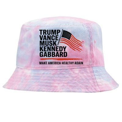 Trump Vance Musk Kennedy Gabbard 2024 Tie-Dyed Bucket Hat