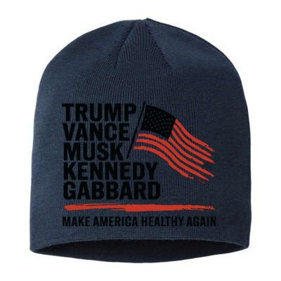 Trump Vance Musk Kennedy Gabbard 2024 Sustainable Beanie