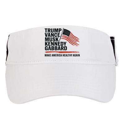 Trump Vance Musk Kennedy Gabbard 2024 Adult Drive Performance Visor