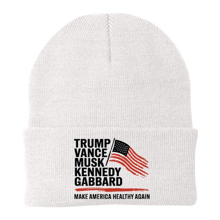 Trump Vance Musk Kennedy Gabbard 2024 Knit Cap Winter Beanie