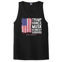 Trump Vance Musk Kennedy Gabbard 2024 Save America PosiCharge Competitor Tank