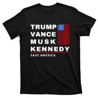 Trump Vance Musk Kennedy Save America T-Shirt