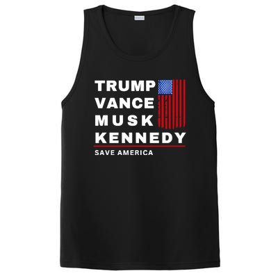 Trump Vance Musk Kennedy Save America PosiCharge Competitor Tank