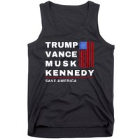 Trump Vance Musk Kennedy Save America Tank Top