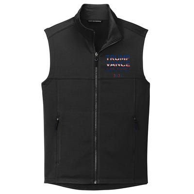 Trump Vance Make America Great Again 2024 Pro Trump Support Maga Trump Us Flag Collective Smooth Fleece Vest