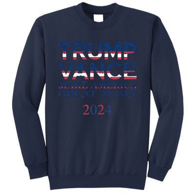 Trump Vance Make America Great Again 2024 Pro Trump Support Maga Trump Us Flag Sweatshirt