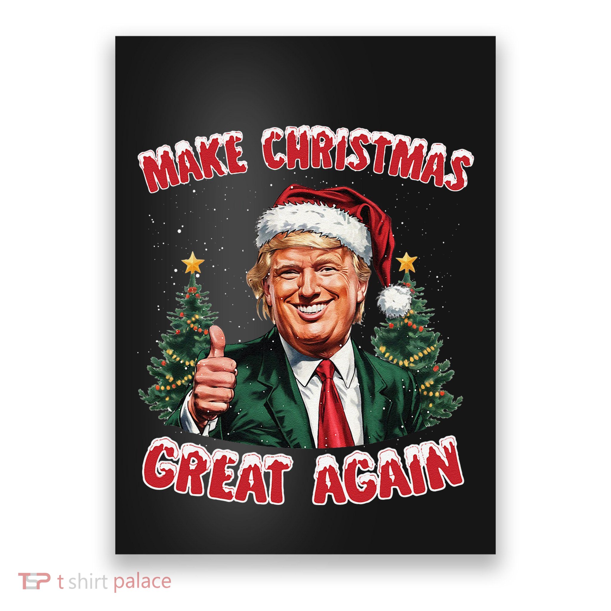 Trump Vance Make Christmas Great Again DaddyS Home 45 47 Poster