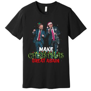 Trump Vance Make Christmas Great Again DaddyS Home 45 47 Premium T-Shirt