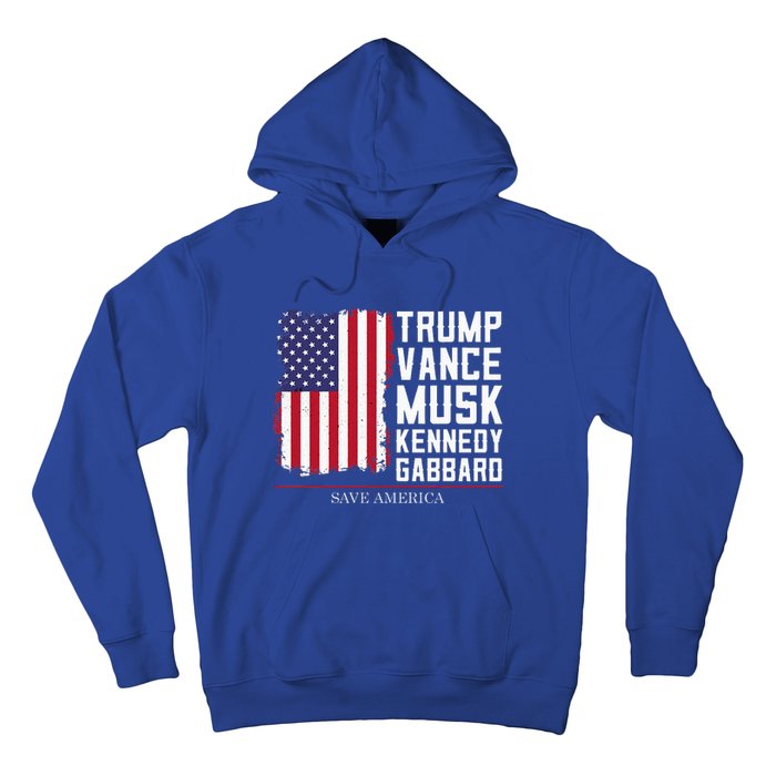 Trump Vance Musk Kennedy Gabbard 2024 Save America Hoodie