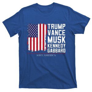 Trump Vance Musk Kennedy Gabbard 2024 Save America T-Shirt