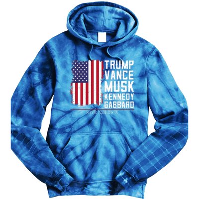 Trump Vance Musk Kennedy Gabbard 2024 Save America Tie Dye Hoodie