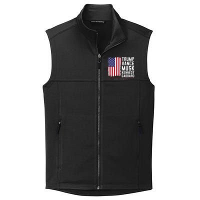 Trump Vance Musk Kennedy Gabbard 2024 Save America Collective Smooth Fleece Vest