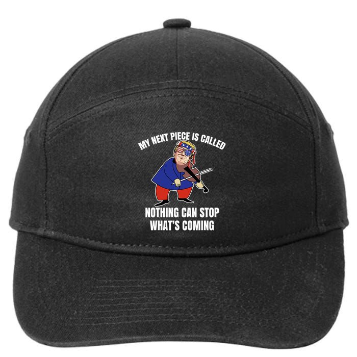 Trump Violin My Next Piece Is Called Nothing Can Stop Violin 7-Panel Snapback Hat